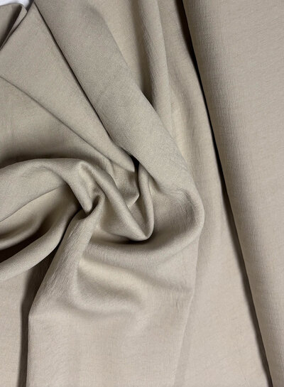 A la Ville vergrijsd ecru (soft collection)- prachtig geweven linnenlook viscose