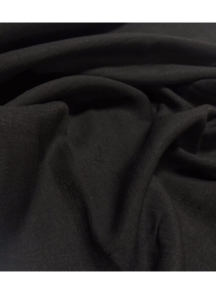A la Ville zwart (soft collection)- prachtig geweven linnenlook viscose