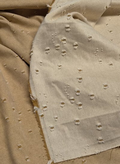 Fibremood camel broken denim Luki - no stretch 10OZ