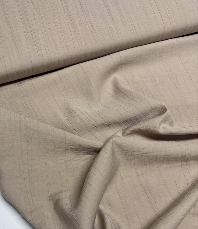 A la Ville soft crincle rayon - beige