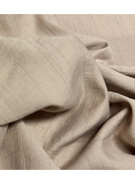 A la Ville soft crincle rayon - beige