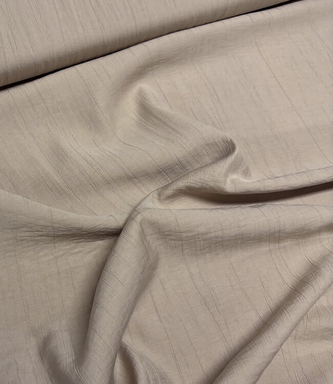 A la Ville soft crincle rayon - beige