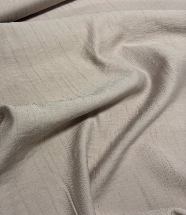 A la Ville soft crincle rayon - beige