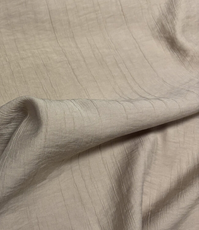 A la Ville soft crincle rayon - beige