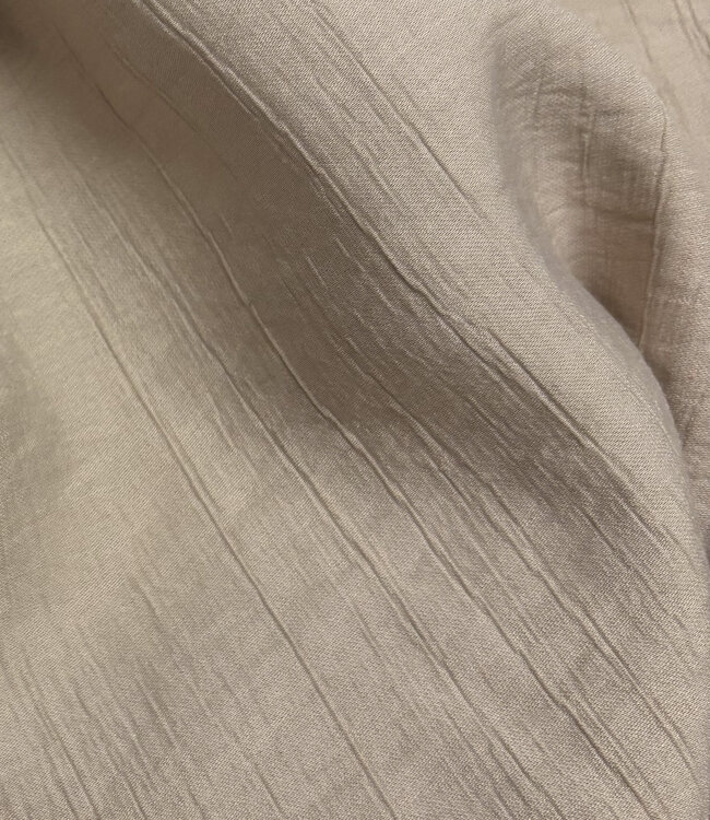 A la Ville soft crincle rayon - beige