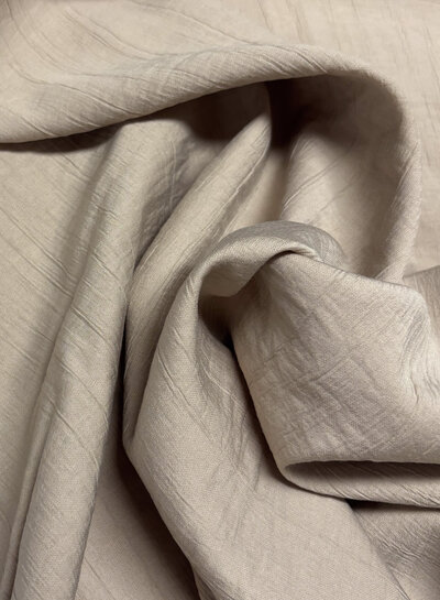 A la Ville soft crincle rayon - beige