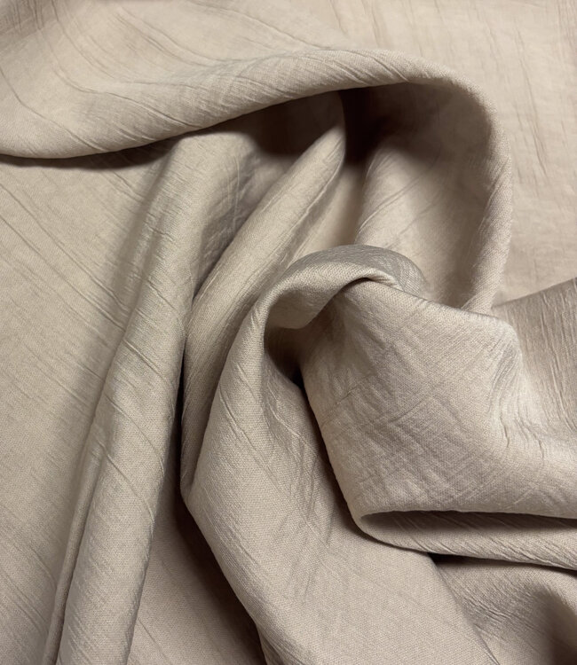 A la Ville soft crincle rayon - beige
