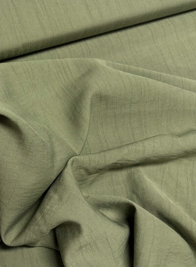 A la Ville soft crinkle rayon - soft green