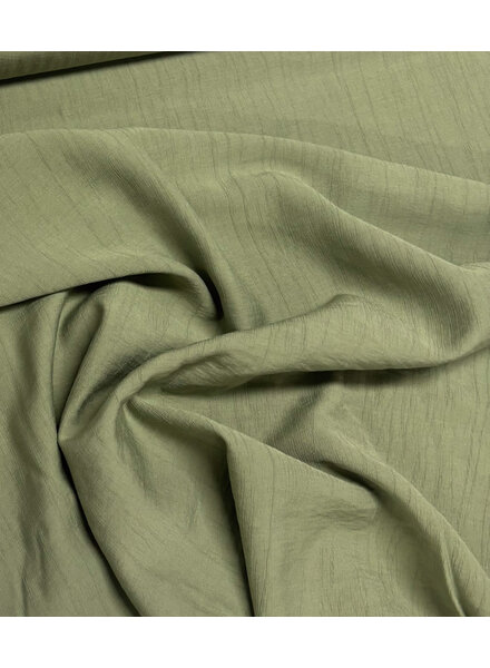 A la Ville soft crinkle rayon - soft green