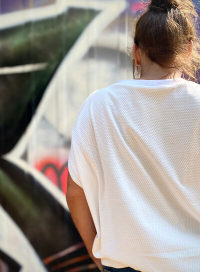 Swafing Emilia ecru textured knit