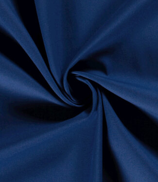 kobalt - washed katoen twill met lichte stretch