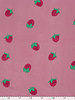 aardbeien op oudroze - tetra/ double gauze