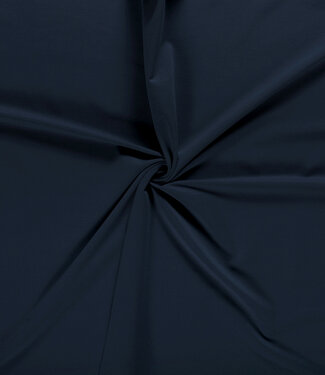 Madeline solid French terry - dark indigo OEKO TEX