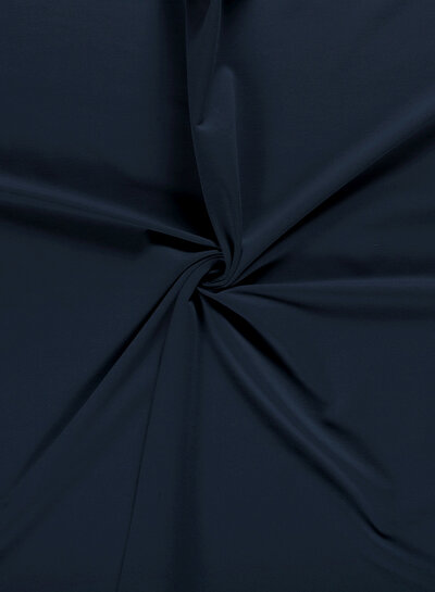 Madeline effen french terry - donker indigo OEKO TEX