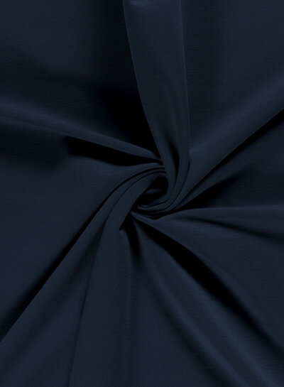 Madeline effen french terry - donker indigo OEKO TEX