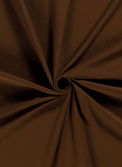 Madeline Plain French Terry - Brown OEKO TEX