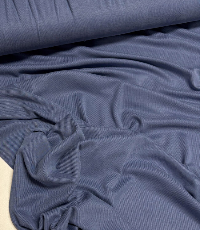 A la Ville denim - zijde touch - prachtige viscose tricot - Knipmode