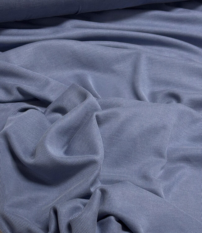 A la Ville denim - zijde touch - prachtige viscose tricot - Knipmode