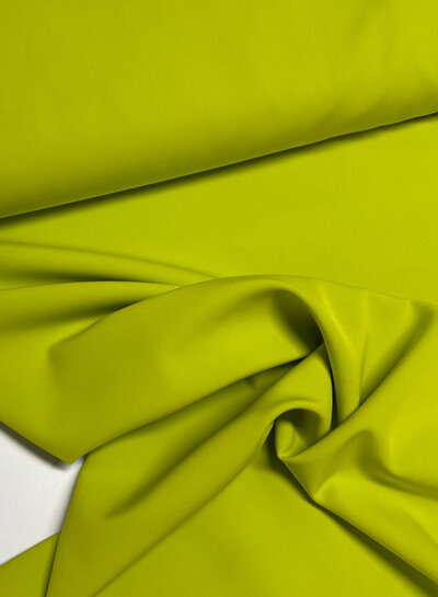 A la Ville fresh green - stylish woven fabric - wrinkle-free - high quality (Italy)