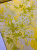 A la Ville yellow / lime print - stylish woven fabric - wrinkle-free - high quality (Italy)