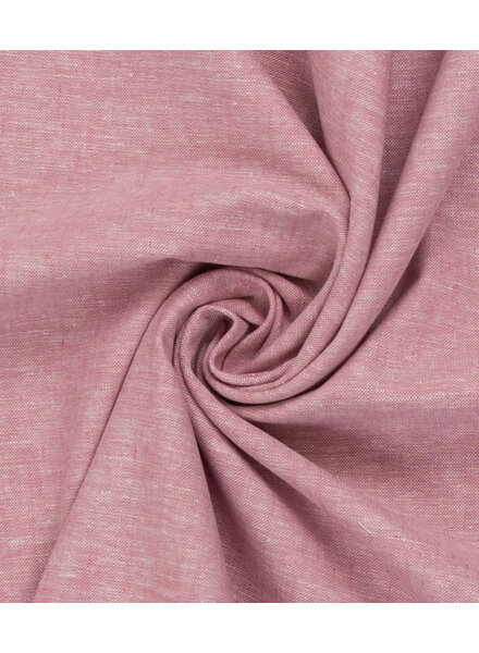 Swafing pink melange - linen cotton mix