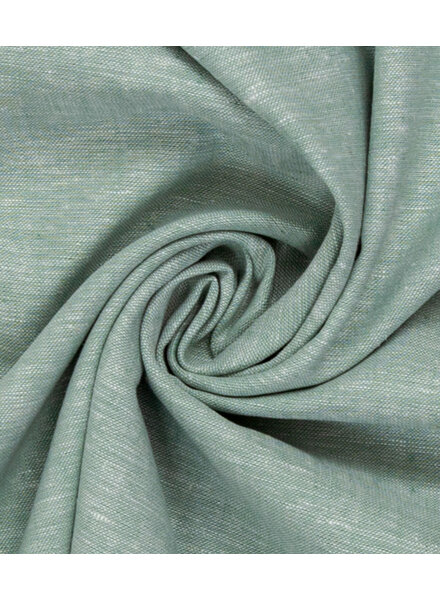 Swafing mint melange - linen cotton blend