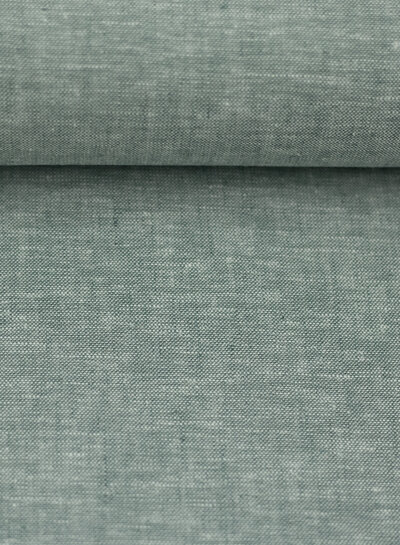 Swafing mint melange - linen cotton blend