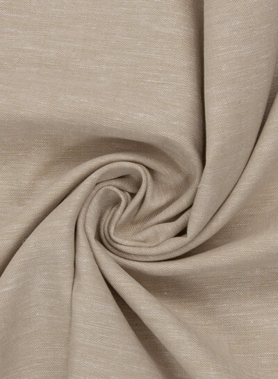 Swafing beige melange - linen cotton mix