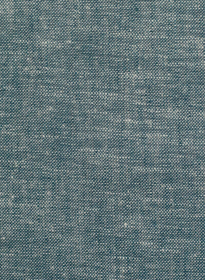 Swafing petrol blue melange - linen cotton mix