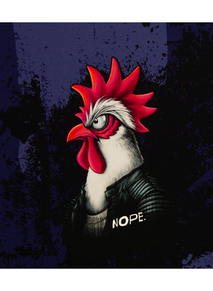 THORSTEN BERGER Chickeria Nope - 80 cm French terry panel