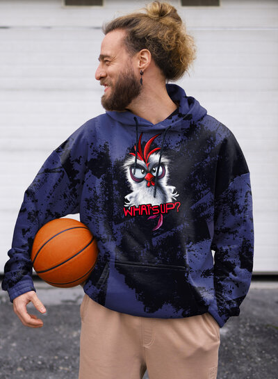 THORSTEN BERGER chickeria what's up - french terry paneel van 80 cm