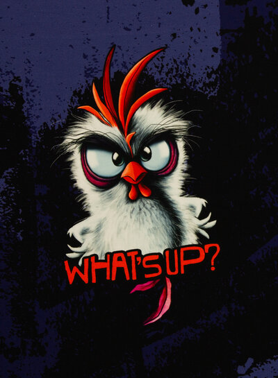 THORSTEN BERGER chickeria what's up - french terry paneel van 80 cm