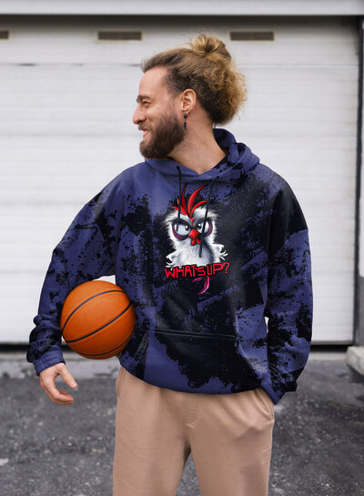 THORSTEN BERGER chickeria what's up - french terry paneel van 80 cm