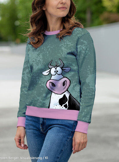 THORSTEN BERGER bijhorende french terry - Gimme more mootivation