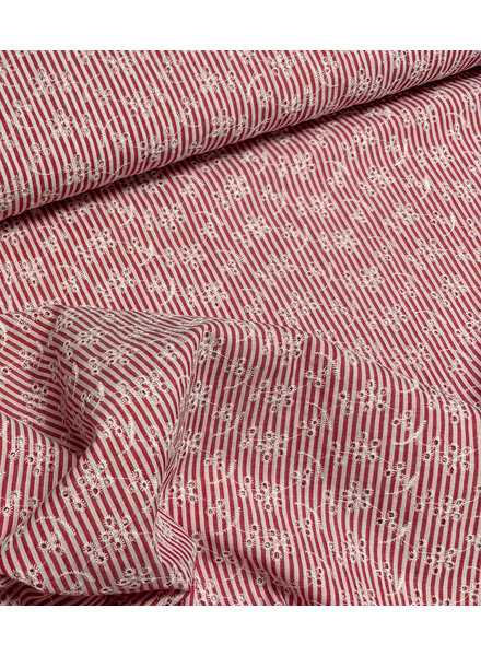 Swafing red embroidery - scalloped edge