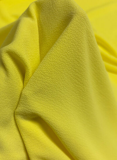 A la Ville yellow - Crêpe - Italian quality