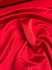 A la Ville red - Satin viscose - Haute Couture quality