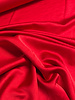 A la Ville rood - Satijn viscose - qualité Haute Couture