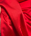 A la Ville rood - Satijn viscose - qualité Haute Couture