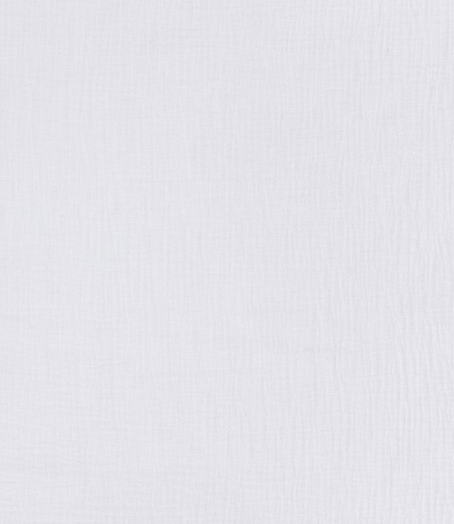 wit - effen double gauze tetra