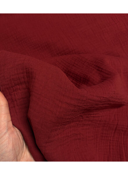 donkerrood - effen tetra