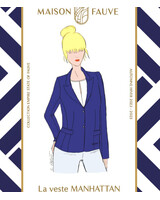 Maison Fauve La veste MANHATTAN - naaipatroon - Engels en Franse instructies