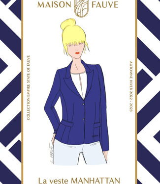 Maison Fauve The MANHATTAN jacket - sewing pattern - English and French instructions