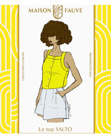 Maison Fauve The SALTO top - sewing pattern - English and French instructions
