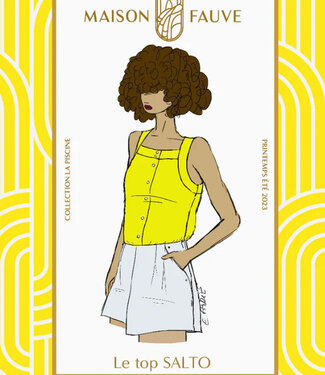 Maison Fauve The SALTO top - sewing pattern - English and French instructions