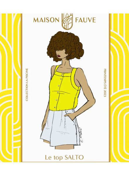 Maison Fauve The SALTO top - sewing pattern - English and French instructions