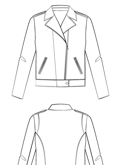 Maison Fauve Le blouson MISFIT - naaipatroon - Engels en Franse instructies