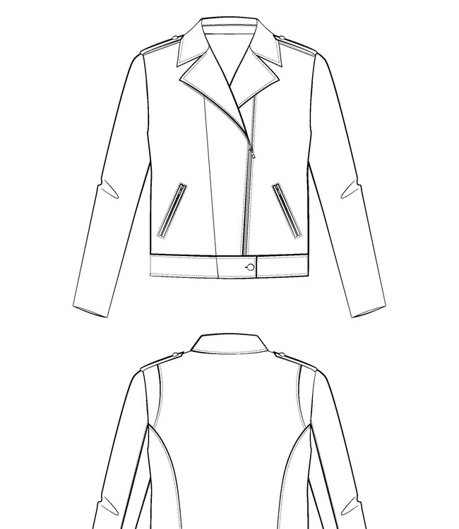 Maison Fauve Le blouson MISFIT - naaipatroon - Engels en Franse instructies