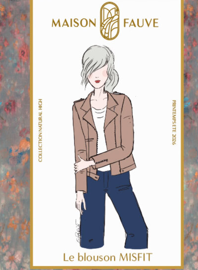 Maison Fauve The MISFIT blouse - sewing pattern - English and French instructions