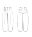 Maison Fauve Le Pantalon ANDREA - naaipatroon - Engels en Franse instructies